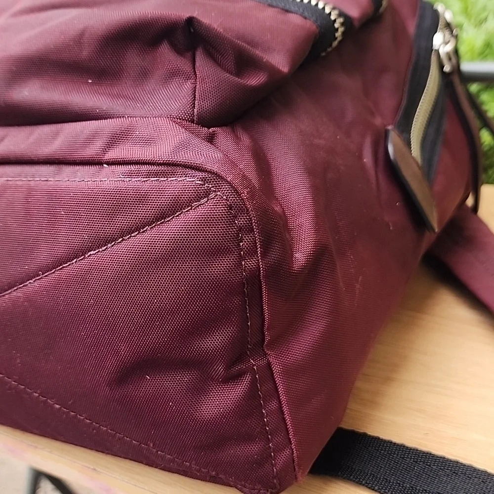 Marc Jacob’s Nylon Biker Backpack Burgundy